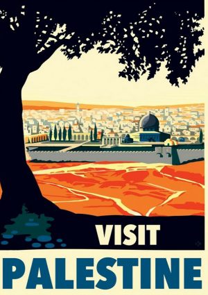 Palestine Vintage Travel Poster