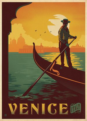 Venice Vintage Travel Poster