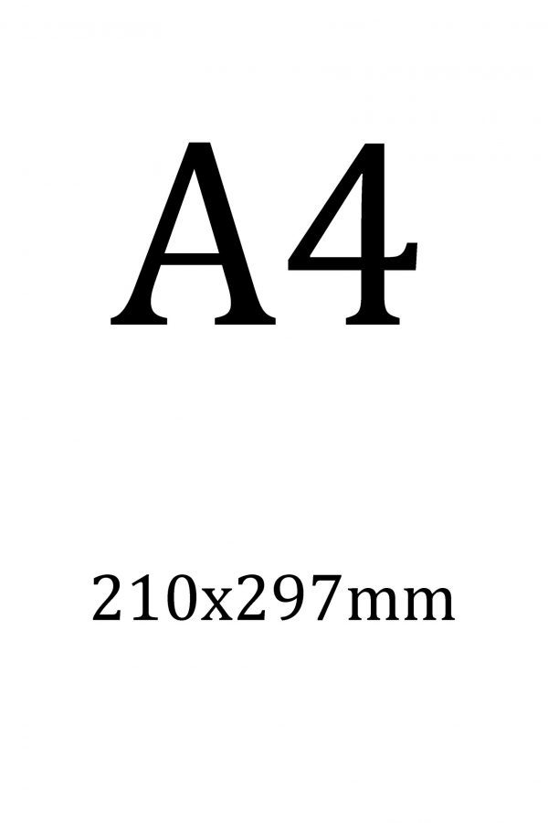A4 Print Dimensions