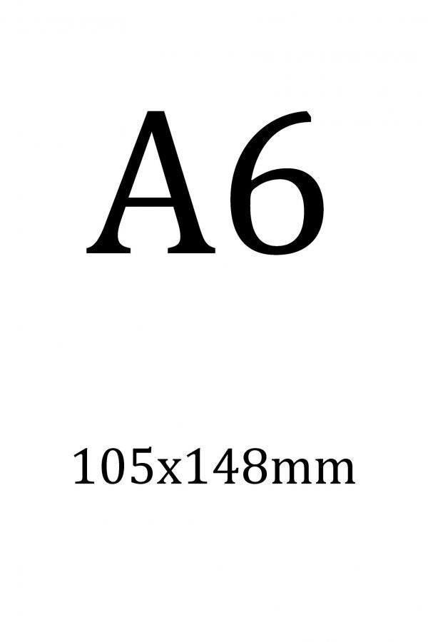 A6 Print Dimensions