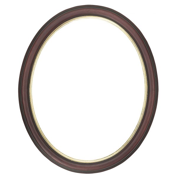 Antique MahoganyGold OVAL Frame Yorks Framing