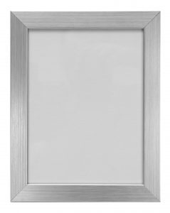 Modern Silver Readymade Frame