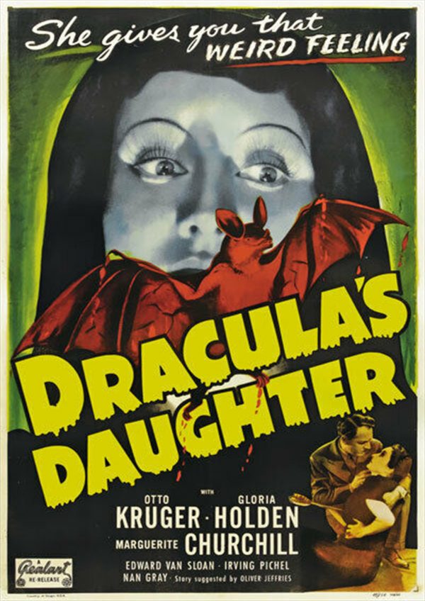 Dracula's Daughter - Horror Movie Poster