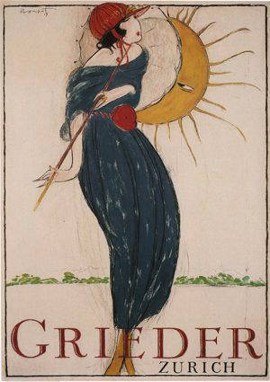 Grieder-Zurich Poster Charles Loupot - 1919