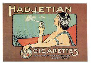 Hadjetian Cigarettes Ad Poster - 1911