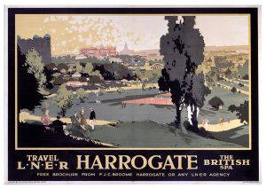 Harrogate Travel LNER Art Print