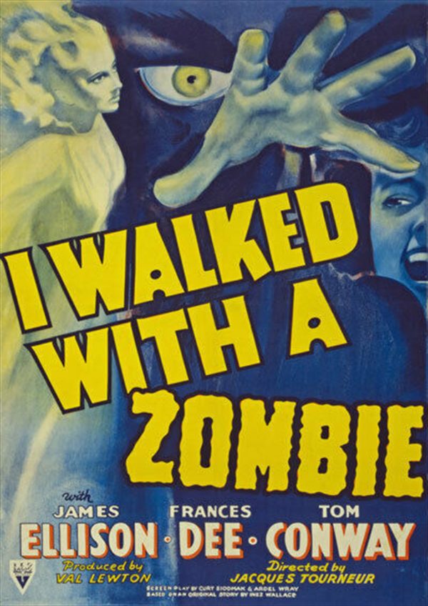 I Walked with a Zombie - Horror Movie Poster