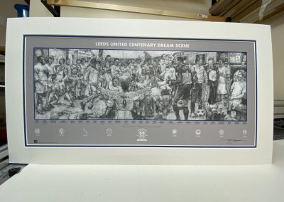 Leeds United FC Art - A fanastic piece of LUFC art Framed