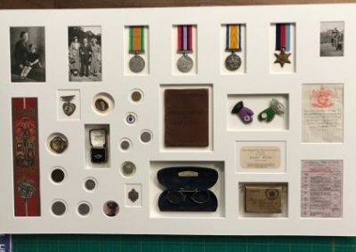 Memorabilia from Pre World War II Framed