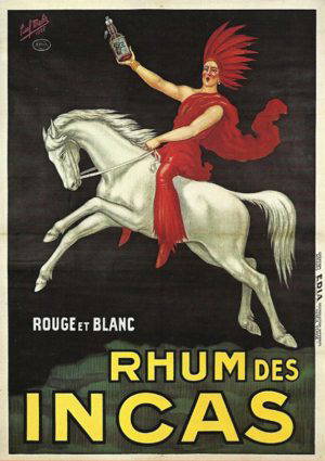 Rhum de Incas French Advertising Poster