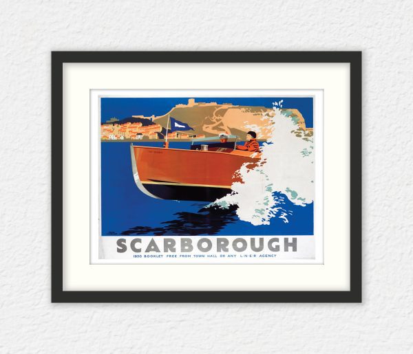 Scarborough By Boat Print
