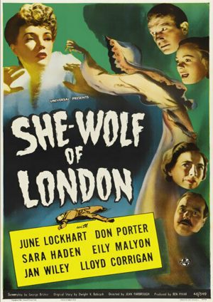 She-Wolf of London - Horror Movie Poster