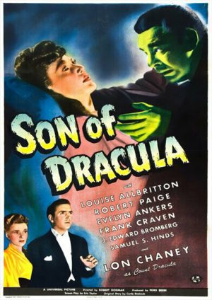 Son of Dracula - Horror Movie Poster