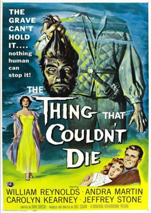 The Thing that couldn't Die - Horror Movie Poster