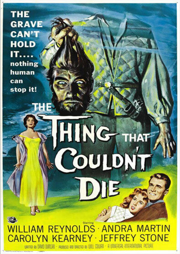 The Thing that couldn't Die - Horror Movie Poster