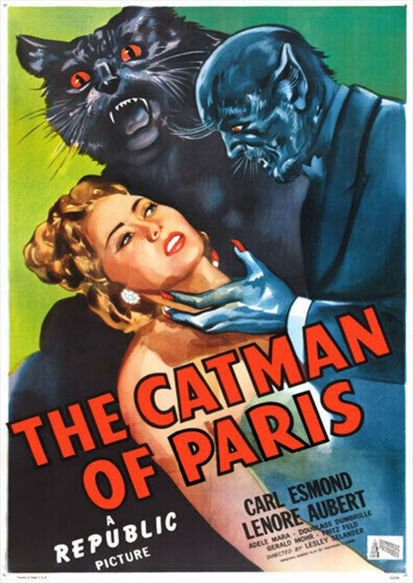 The Cat Man of Paris - Horror Movie Poster