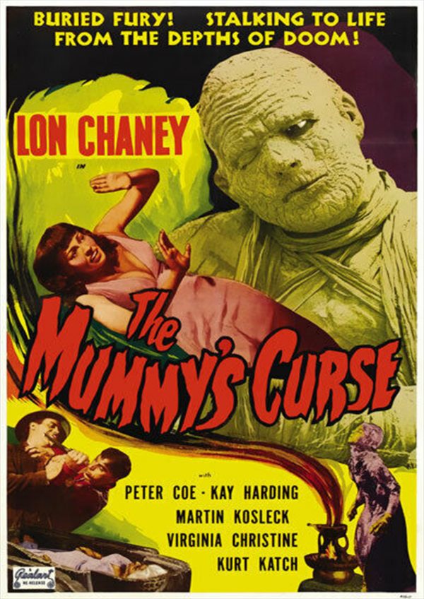 The Mummy's Curse - Horror Movie Poster