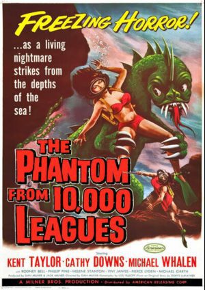 The Phantom from 10,000 Leagues - Horror Movie Poster