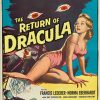 The Return of Dracula - Horror Movie Poster