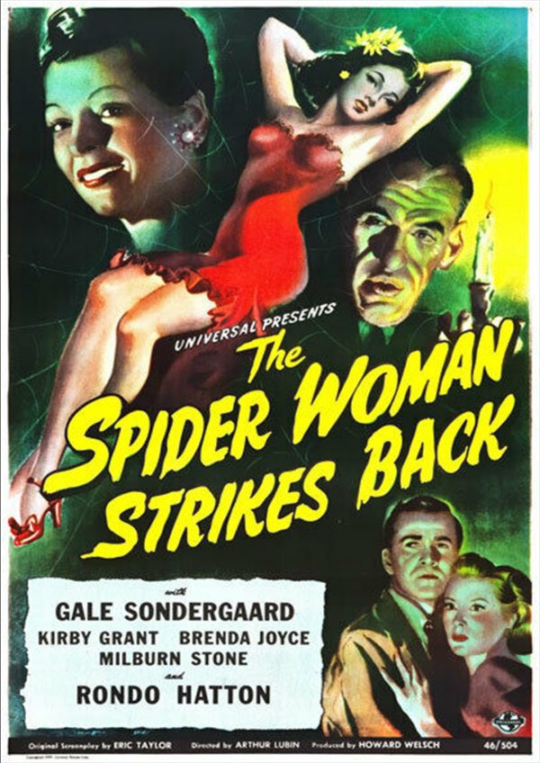The Spider Woman strikes Back - Horror Movie Poster