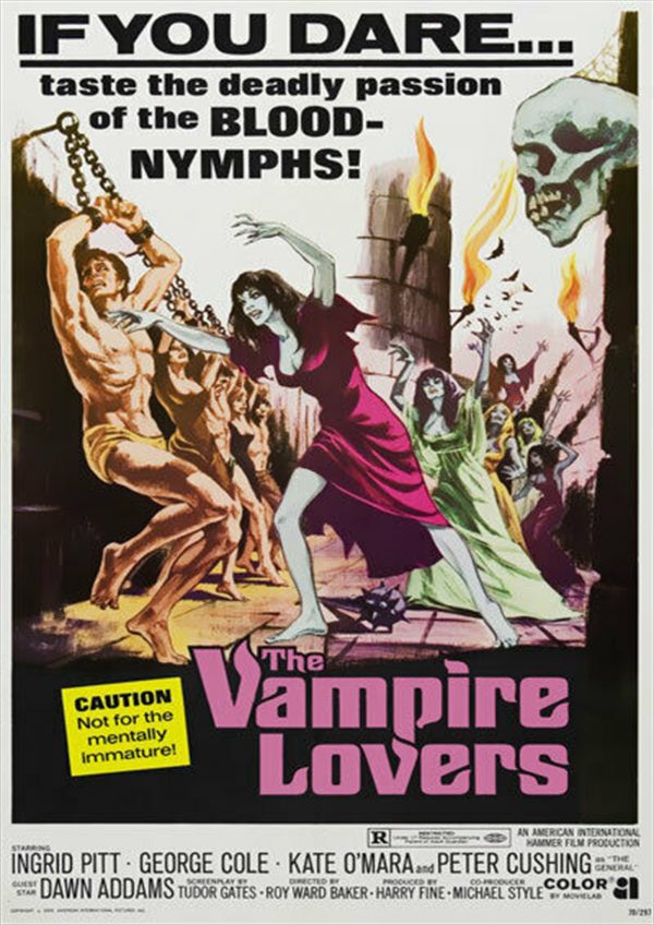 The Vampire Lovers - Horror Movie Poster