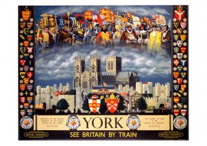 York See Britain by Train Art Print