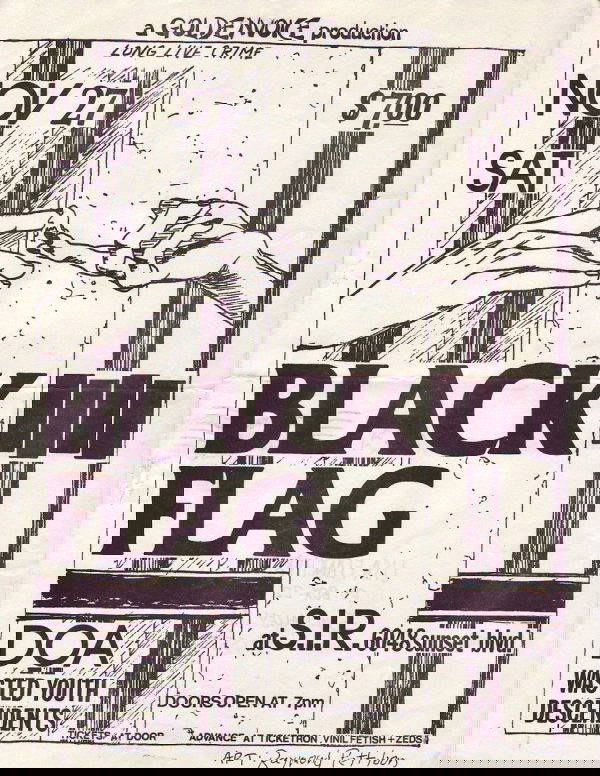 Black Flag - Rock Band Poster