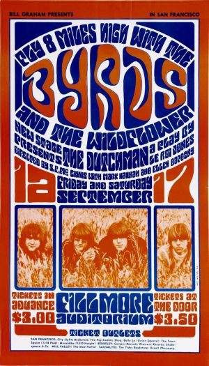 Byrds - Rock Band Poster