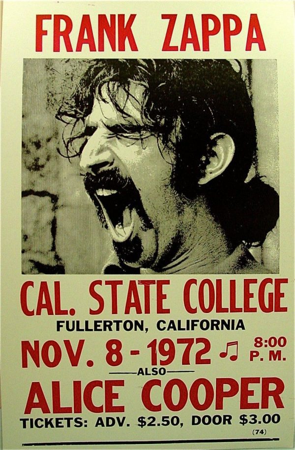 Frank Zappa - Rock Band Poster
