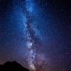 Mountain with Stars print