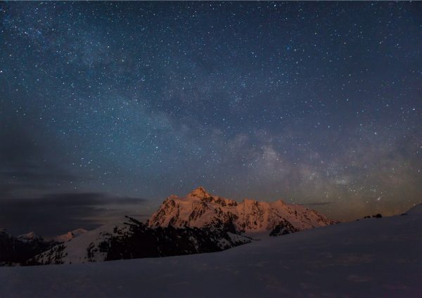 Snow and Stars Print