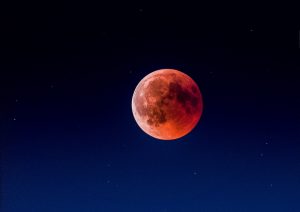 Red Moon Print