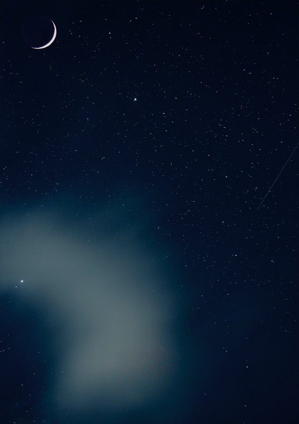 Stars and Moon Print
