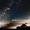 Switzerland Mountain Range - Stars Print