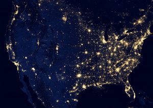 United States - From Space Print