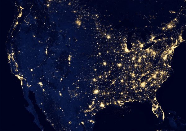United States - From Space Print