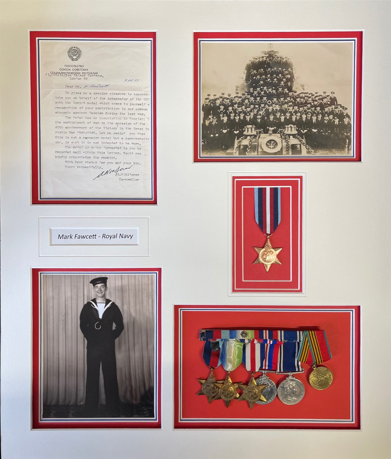 Framed Medals