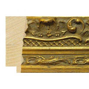 Frame Moulding - 63 X 25MM KASHMIR DECORATIVE GOLD BEVEL
