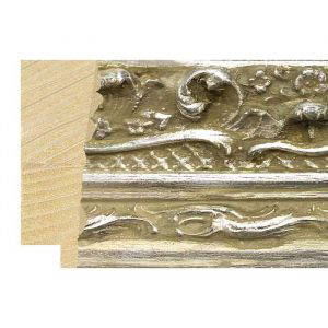 63 X 25MM KASHMIR DECORATIVE SILVER BEVEL