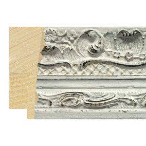 63 X 25MM KASHMIR DECORATIVE WHITE BEVEL