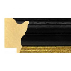 49 X 34MM LUXE WENTWORTH BLACK/GOLD SCOOP