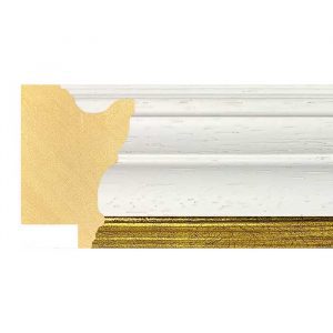 49 X 34MM LUXE WENTWORTH WHITE/GOLD SCOOP