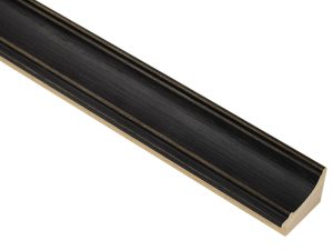 39mm 'Tenby' Ash Black Frame Moulding