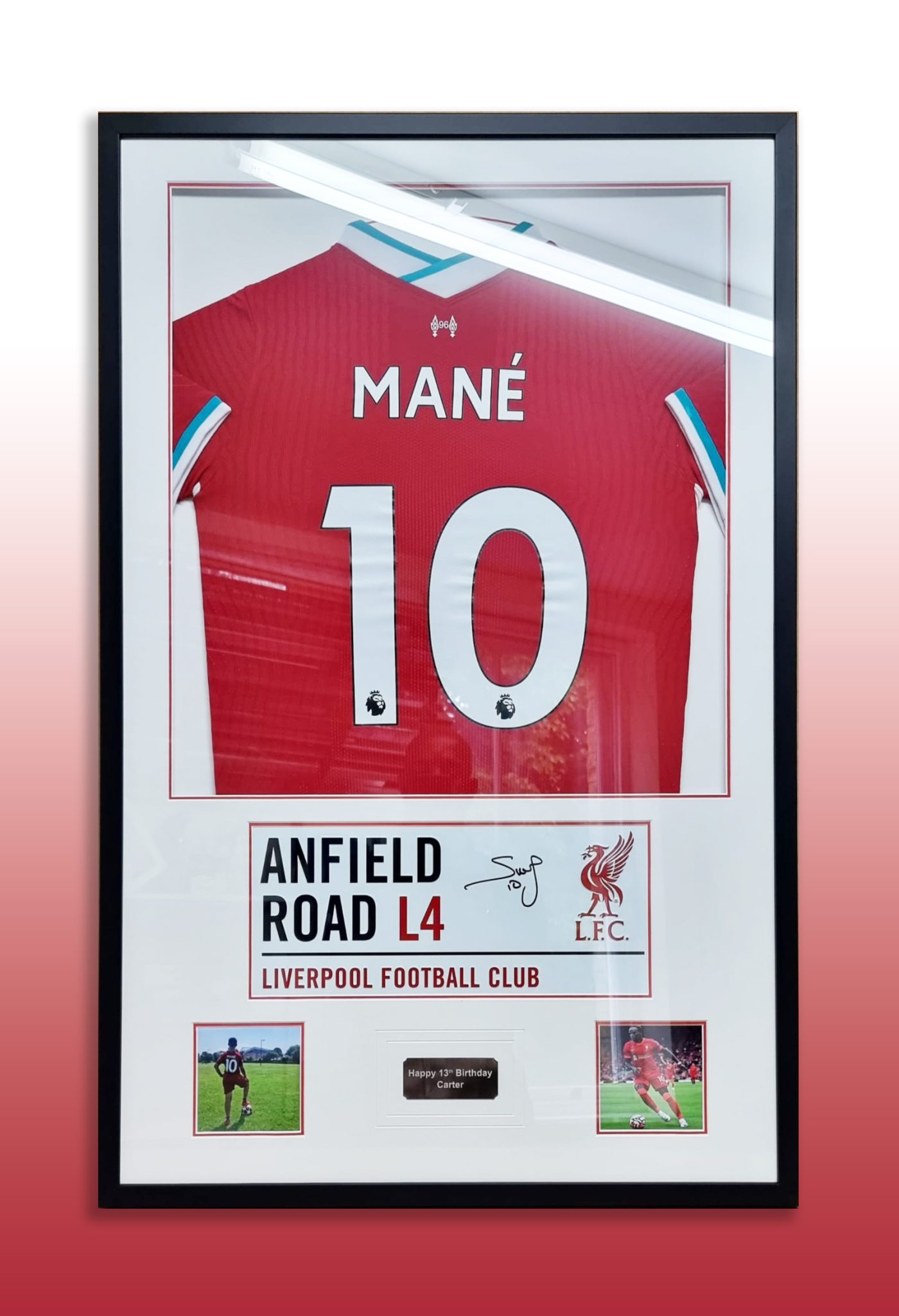 Framing Football shirts Football Shirt Framed
