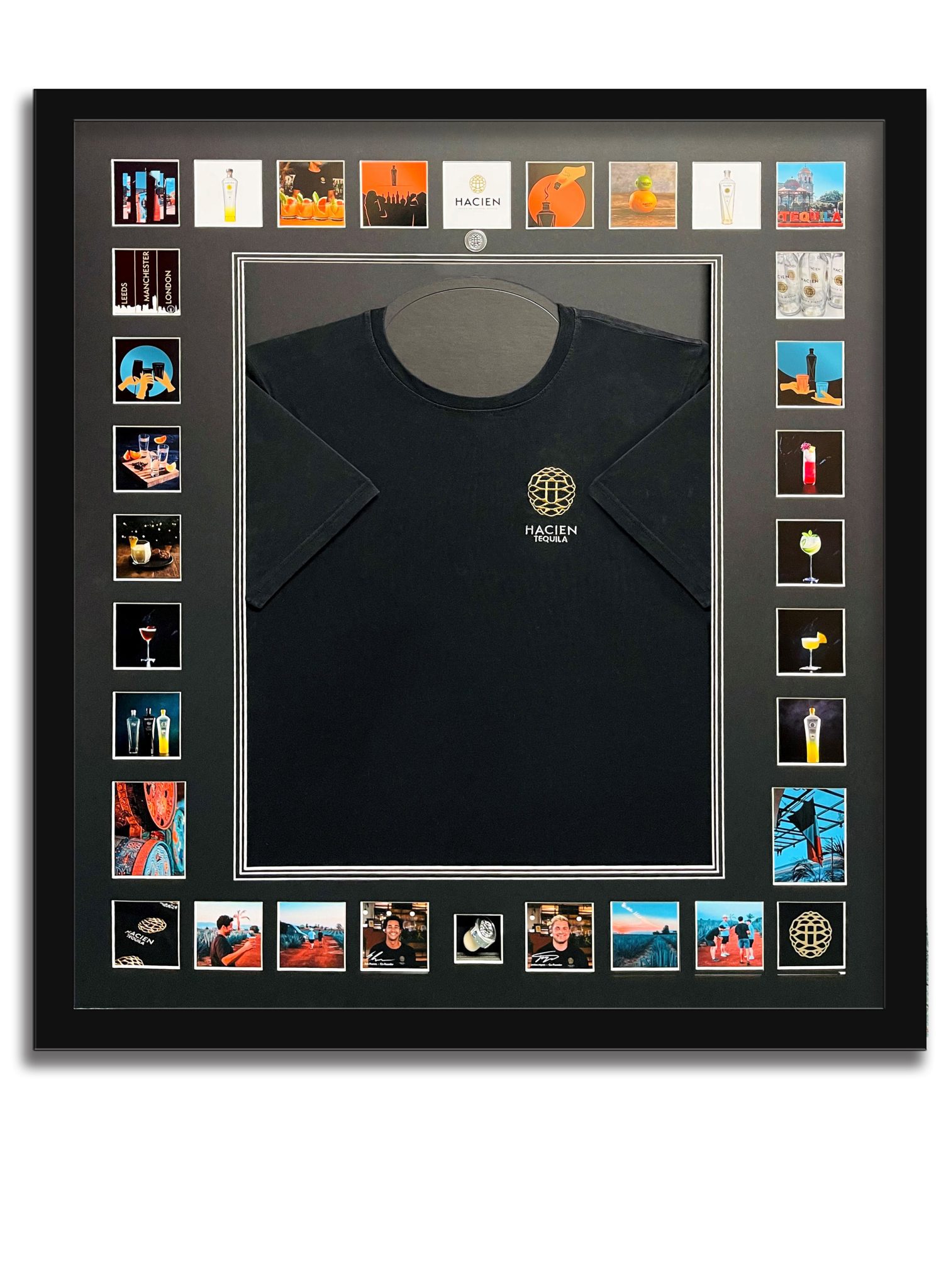 Hacien Tequila Shirt Framed