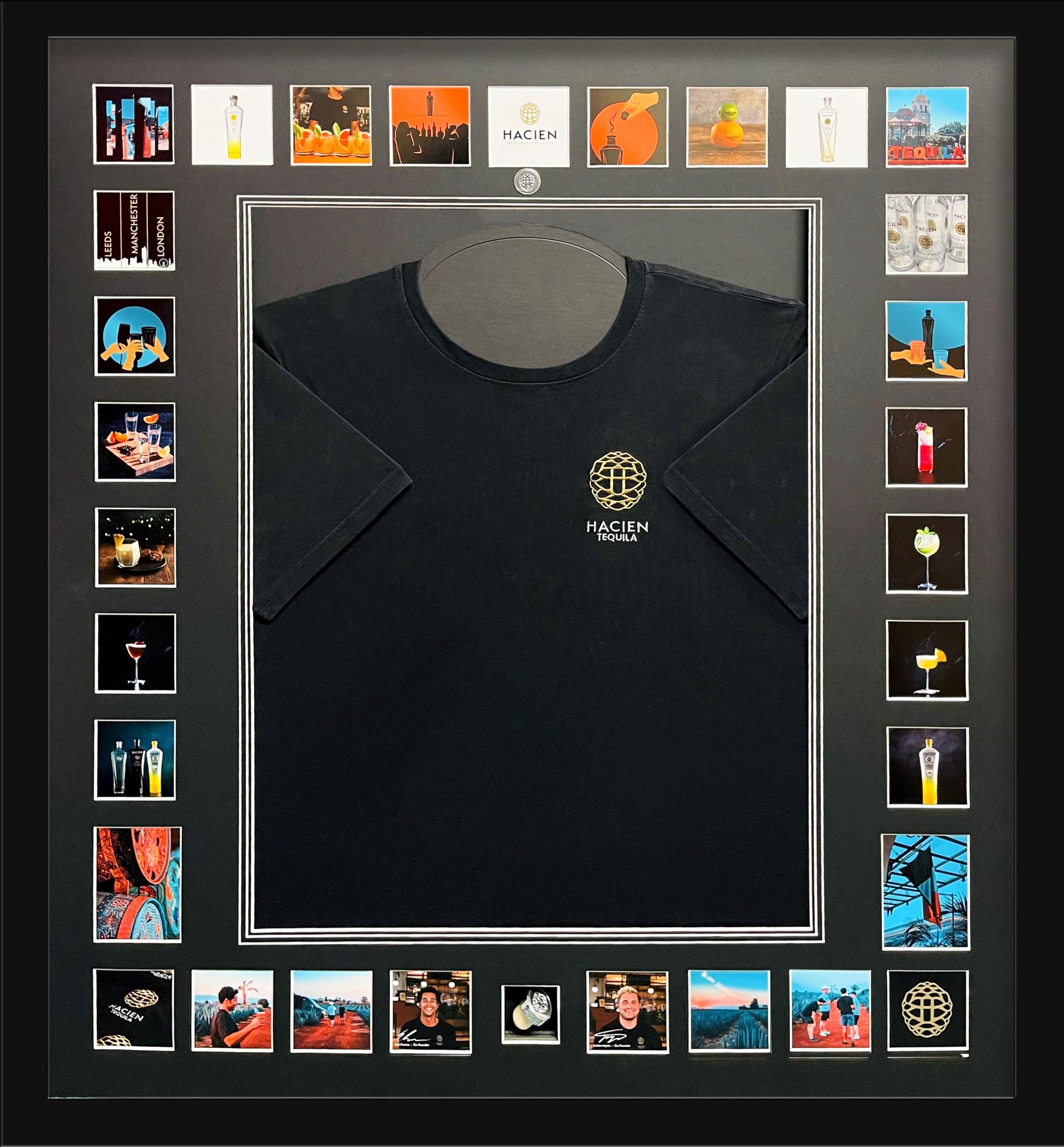 deluxe bespoke copy Hacien Tequila Shirt Framed