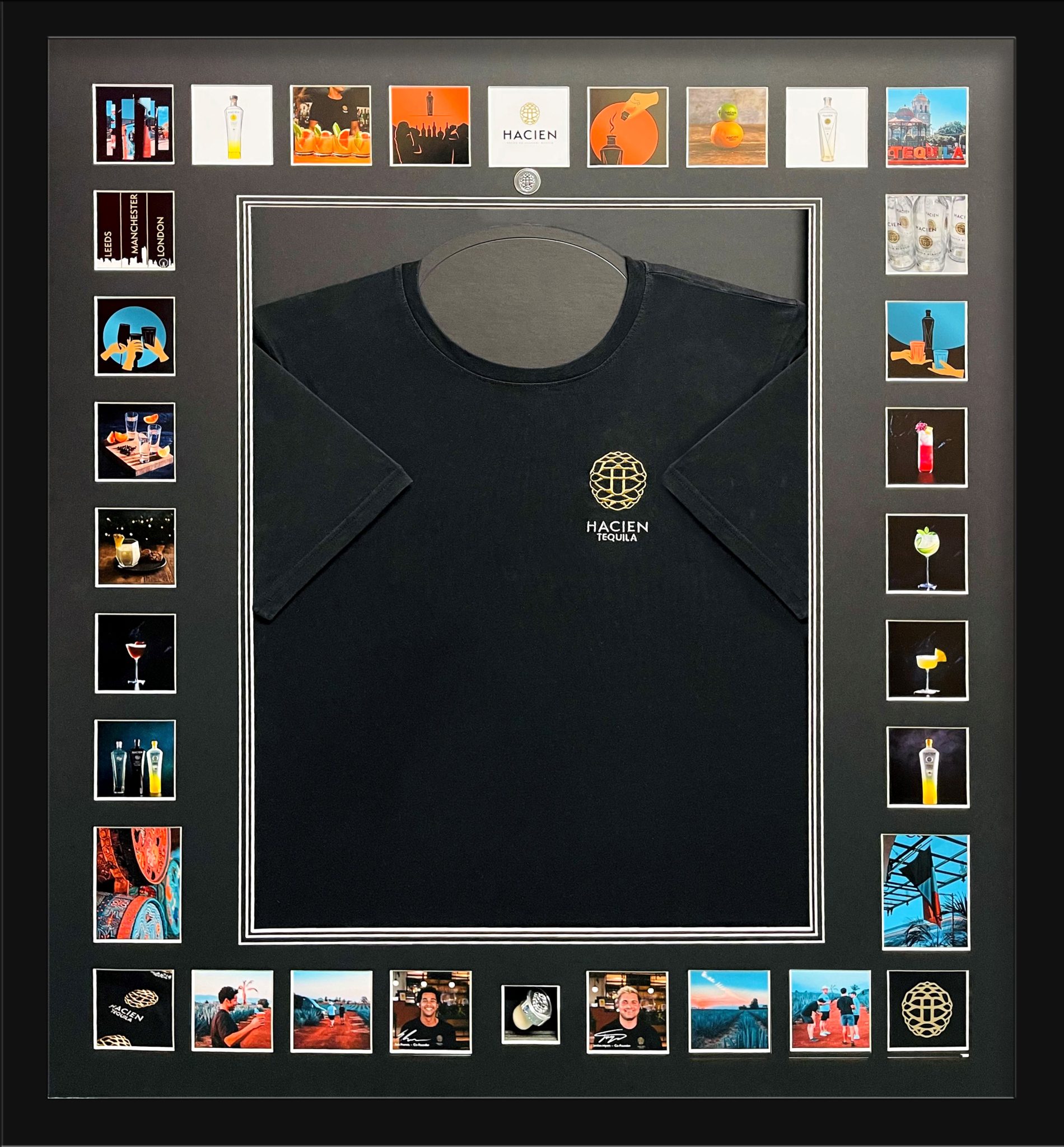 Hacien Tequila Shirt Framed