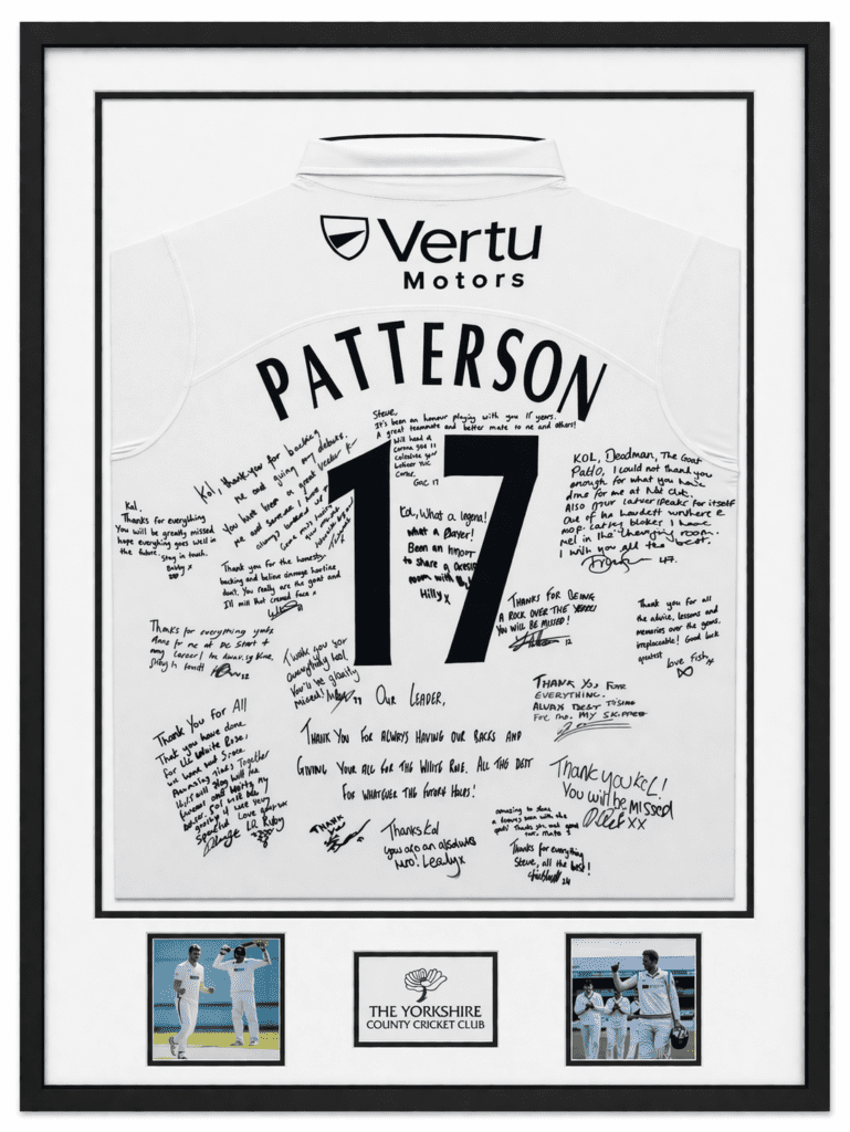 Sports Shirt Framing Yorks Framing